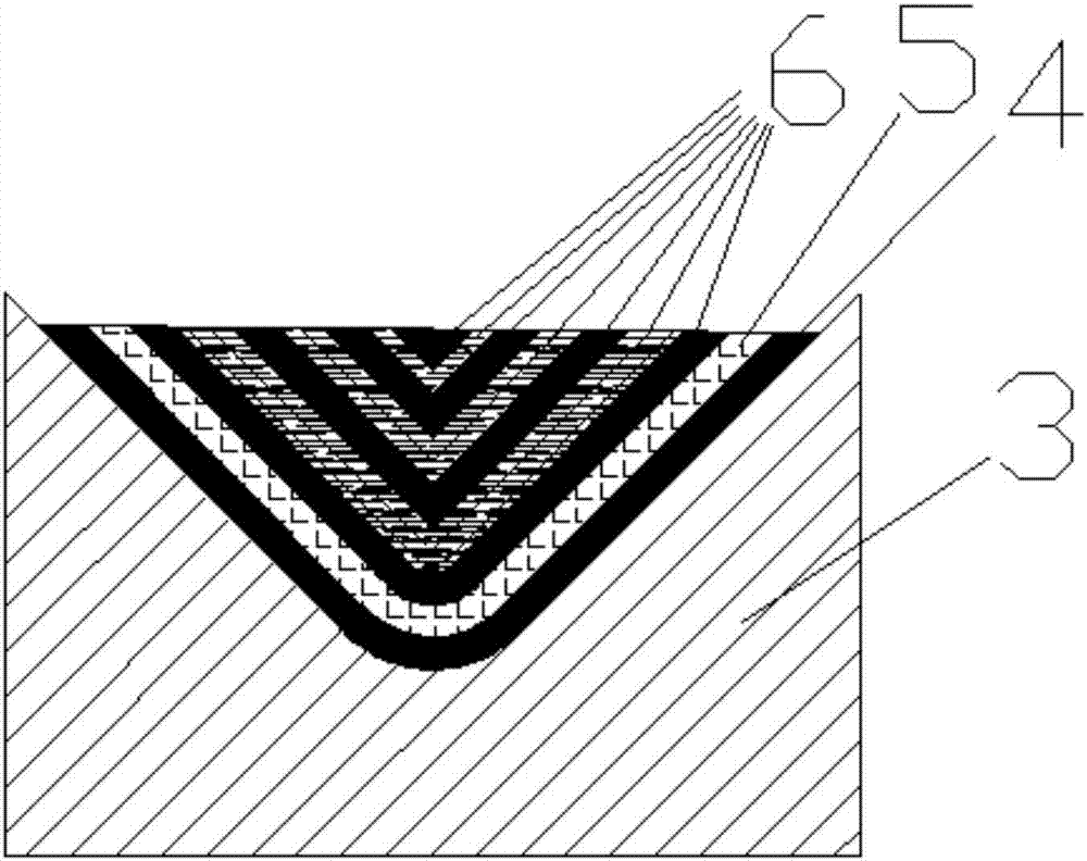 Co-curing forming technological method of variable-curvature composite stiffened wall plate