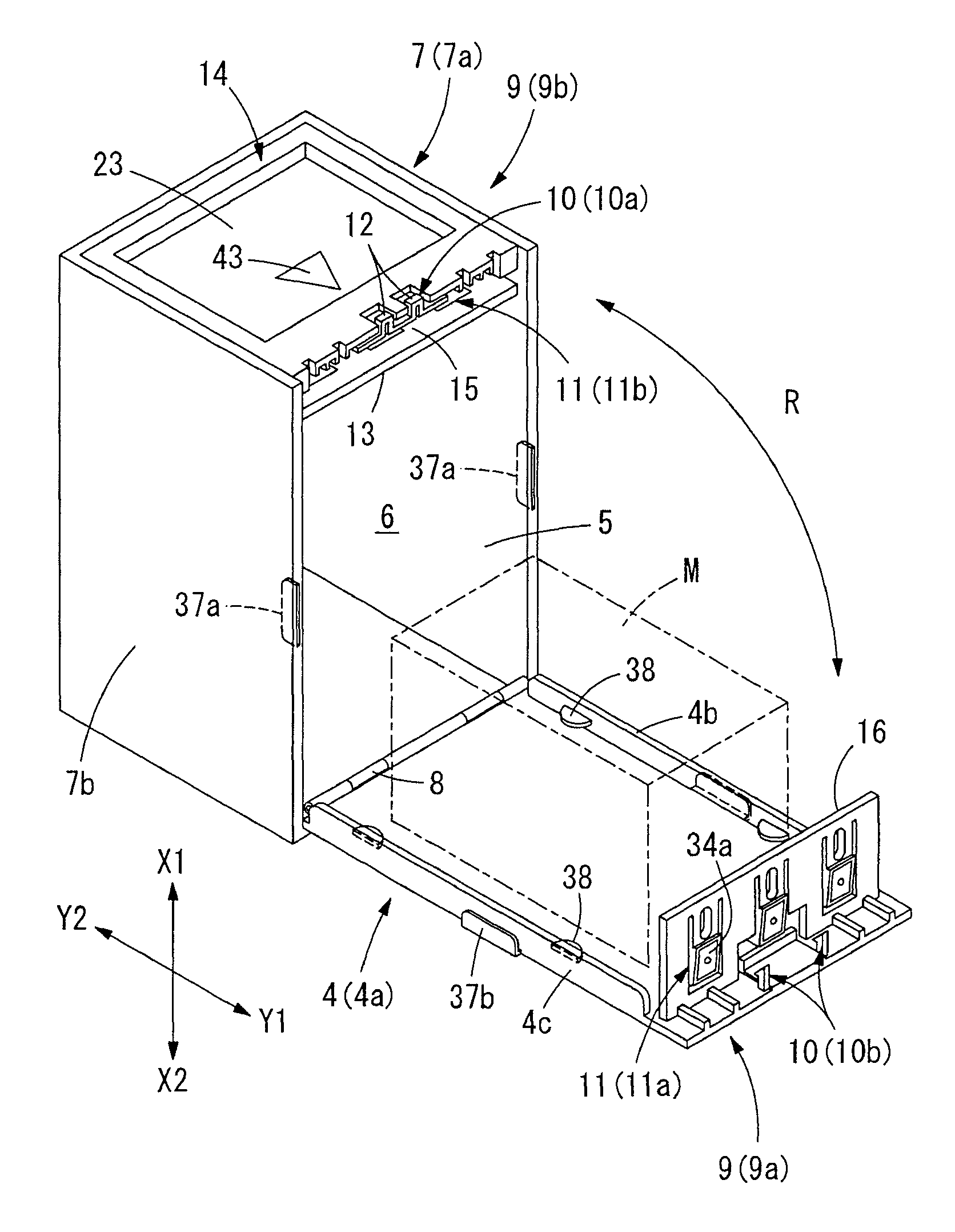 Antitheft device for a product display case