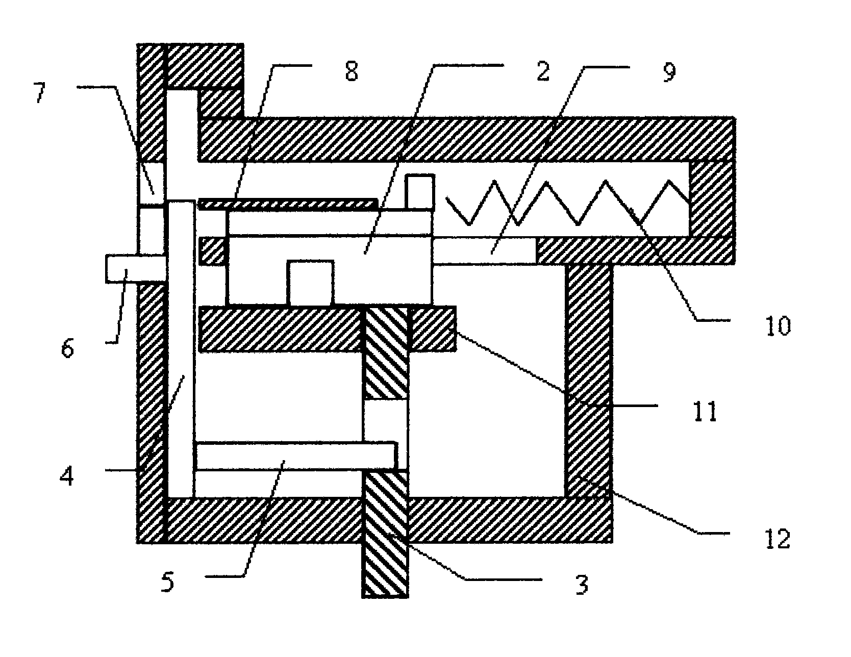 Key-closed mechanical lock