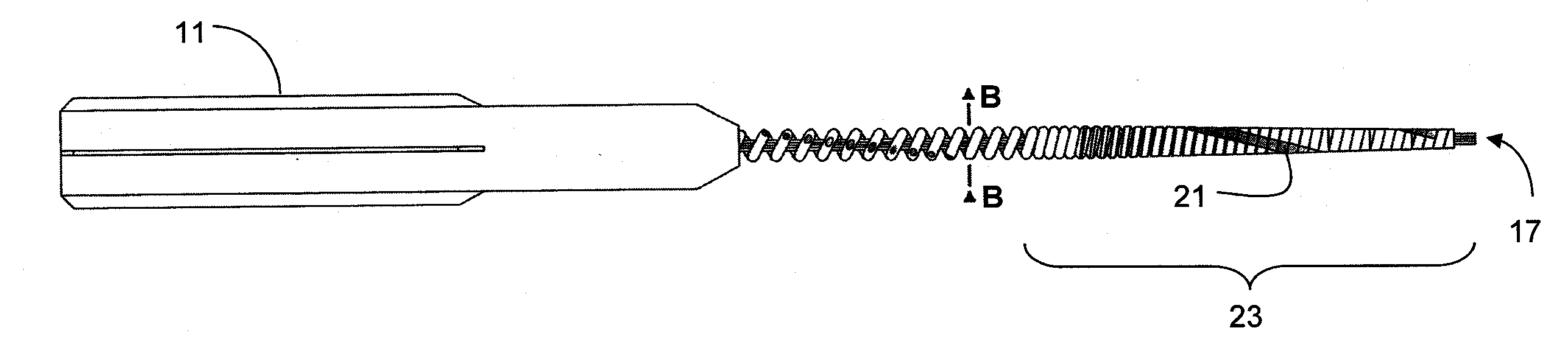 Endodontic file having an outer spiral cord