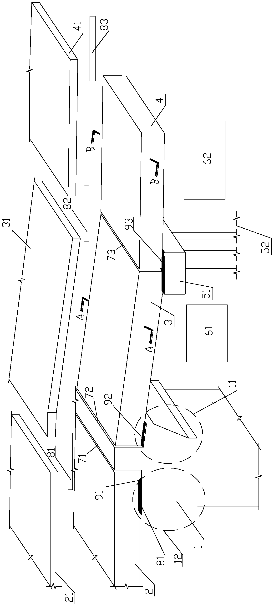 Rigidity-reinforced type bridge head structure for operating highway and governing bump at bridge head and construction method