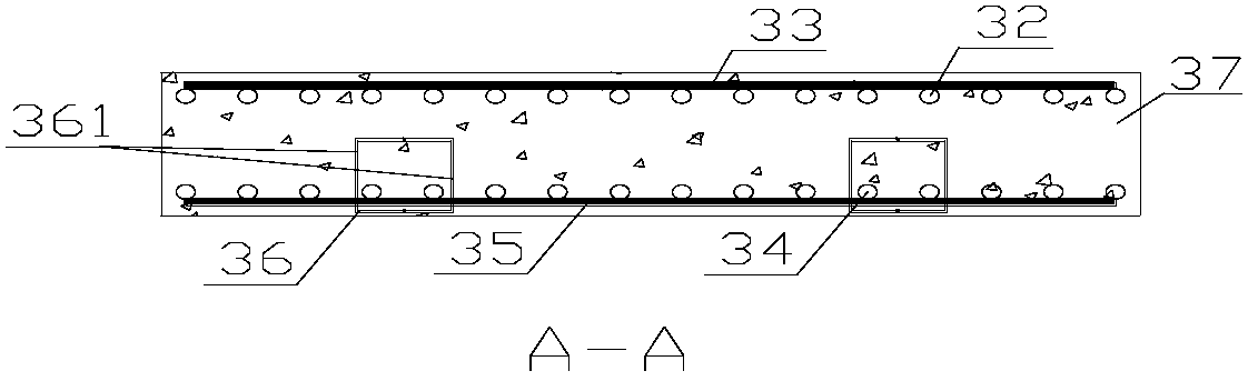 Rigidity-reinforced type bridge head structure for operating highway and governing bump at bridge head and construction method