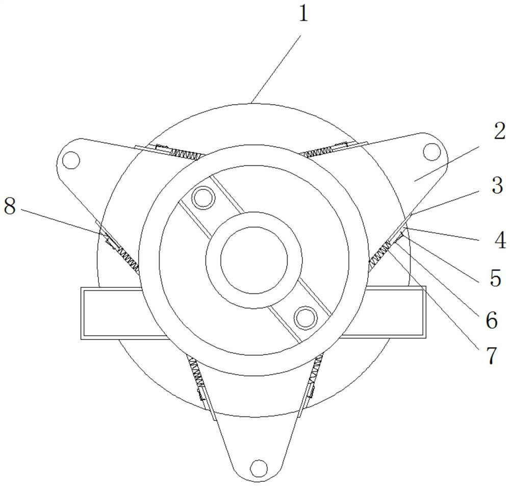 Aluminum die casting convenient to transport