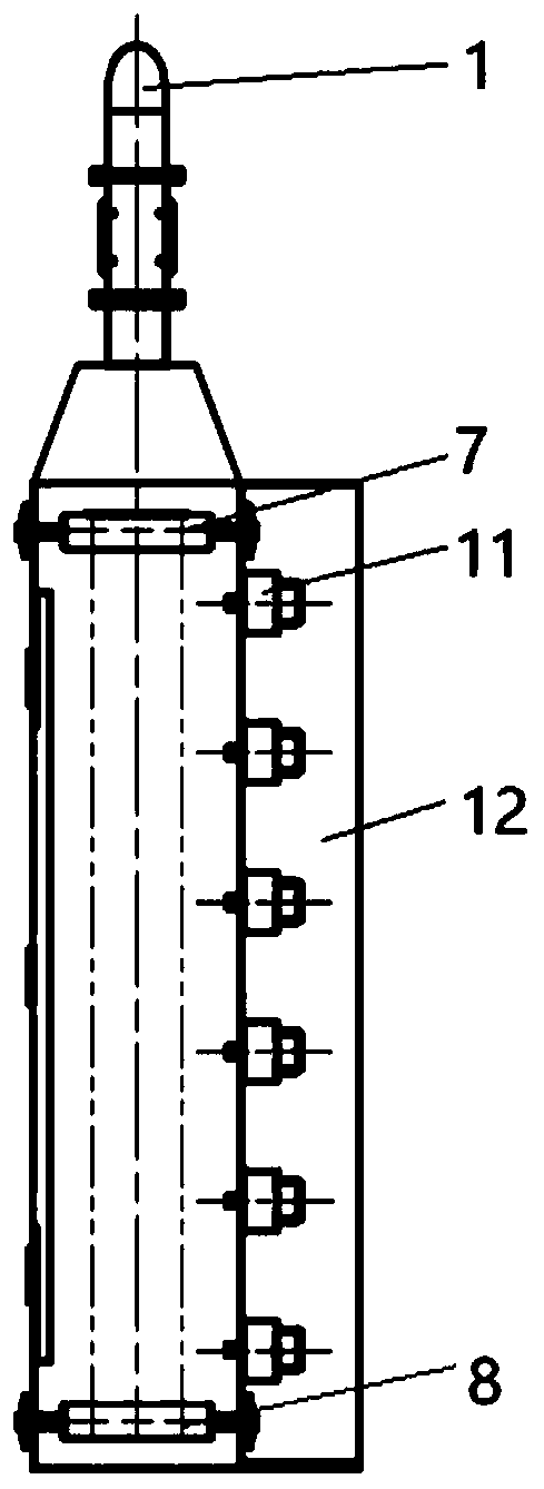 Tobacco sheet moisture online control device