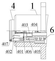 Double-floating type radio frequency coaxial adapter