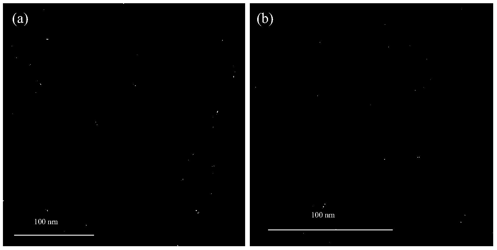 Preparation method of biphase composite hard magnetic ferrite with exchange coupling