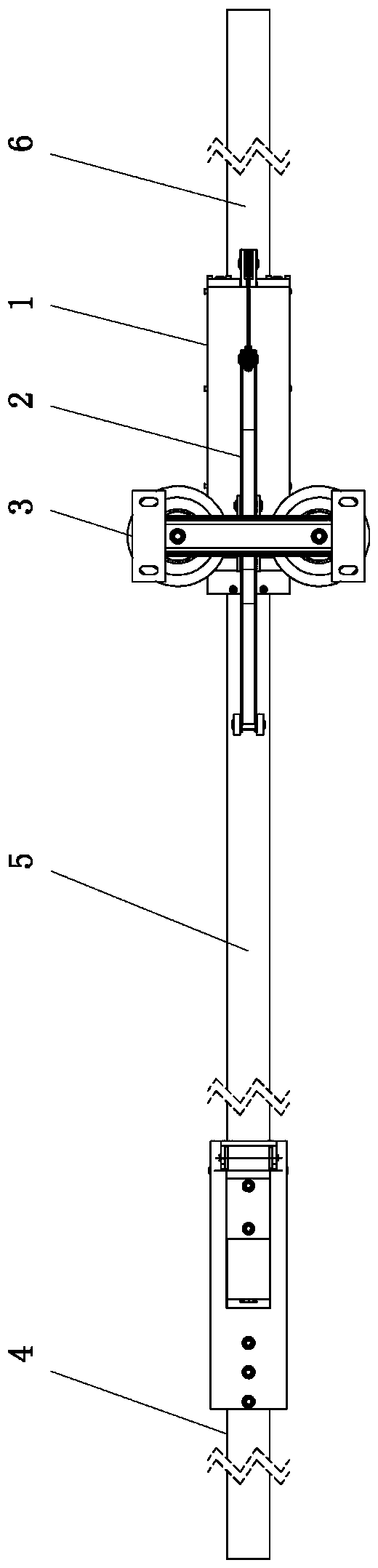 Automatic disconnection device and rail transit rigid contact net