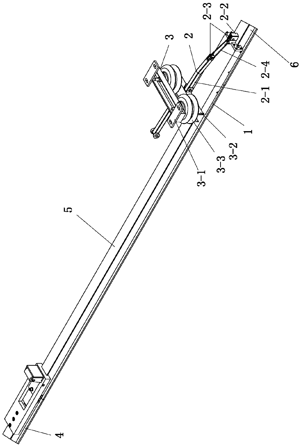 Automatic disconnection device and rail transit rigid contact net