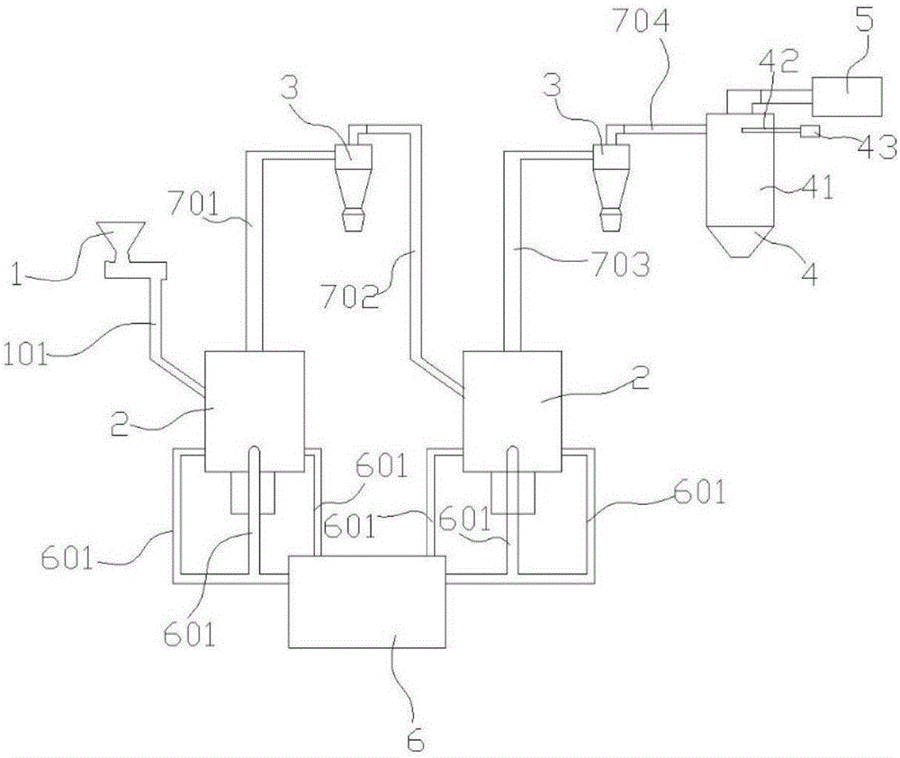 Device for manufacturing magnetic powder particles