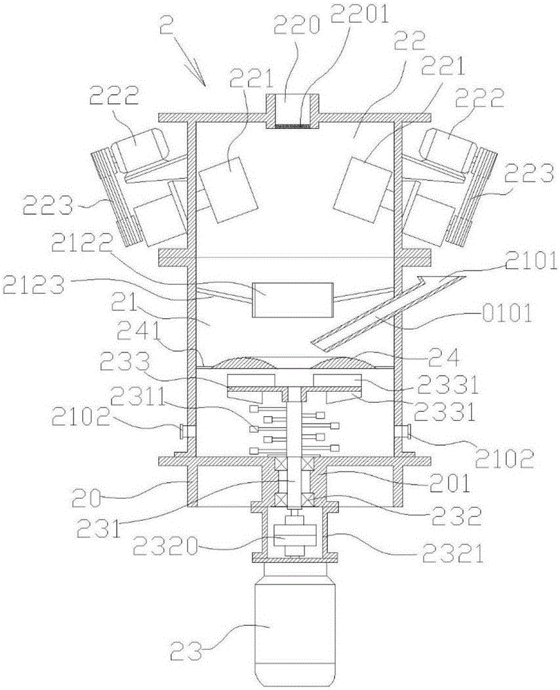 Device for manufacturing magnetic powder particles