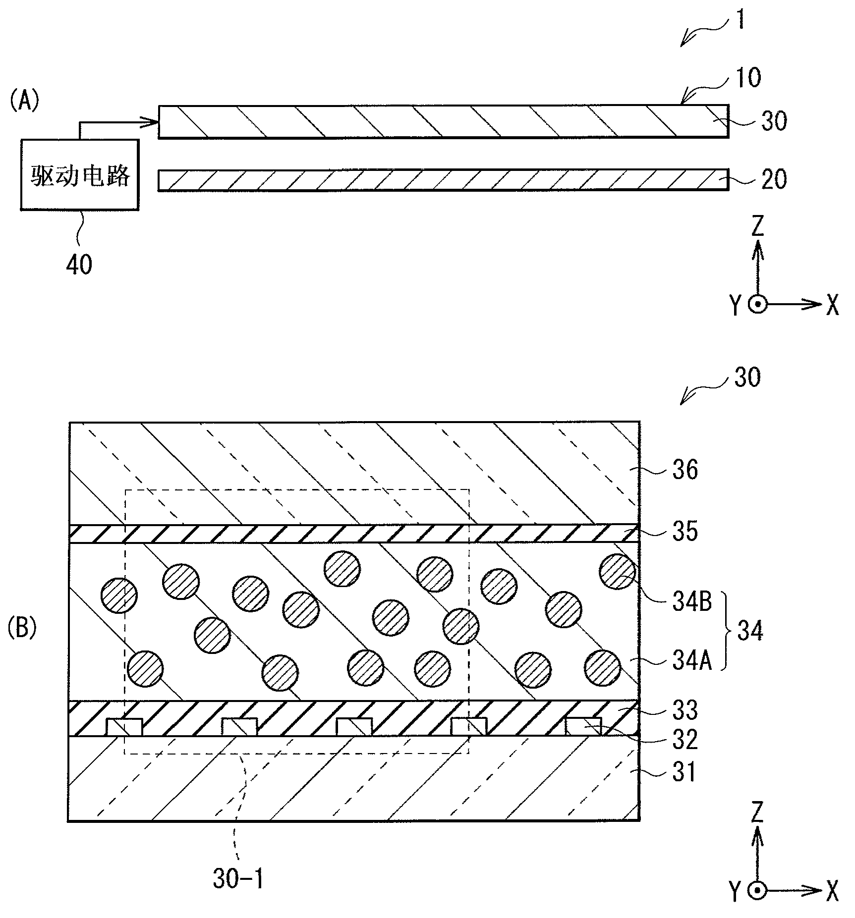 Display panel, and display device