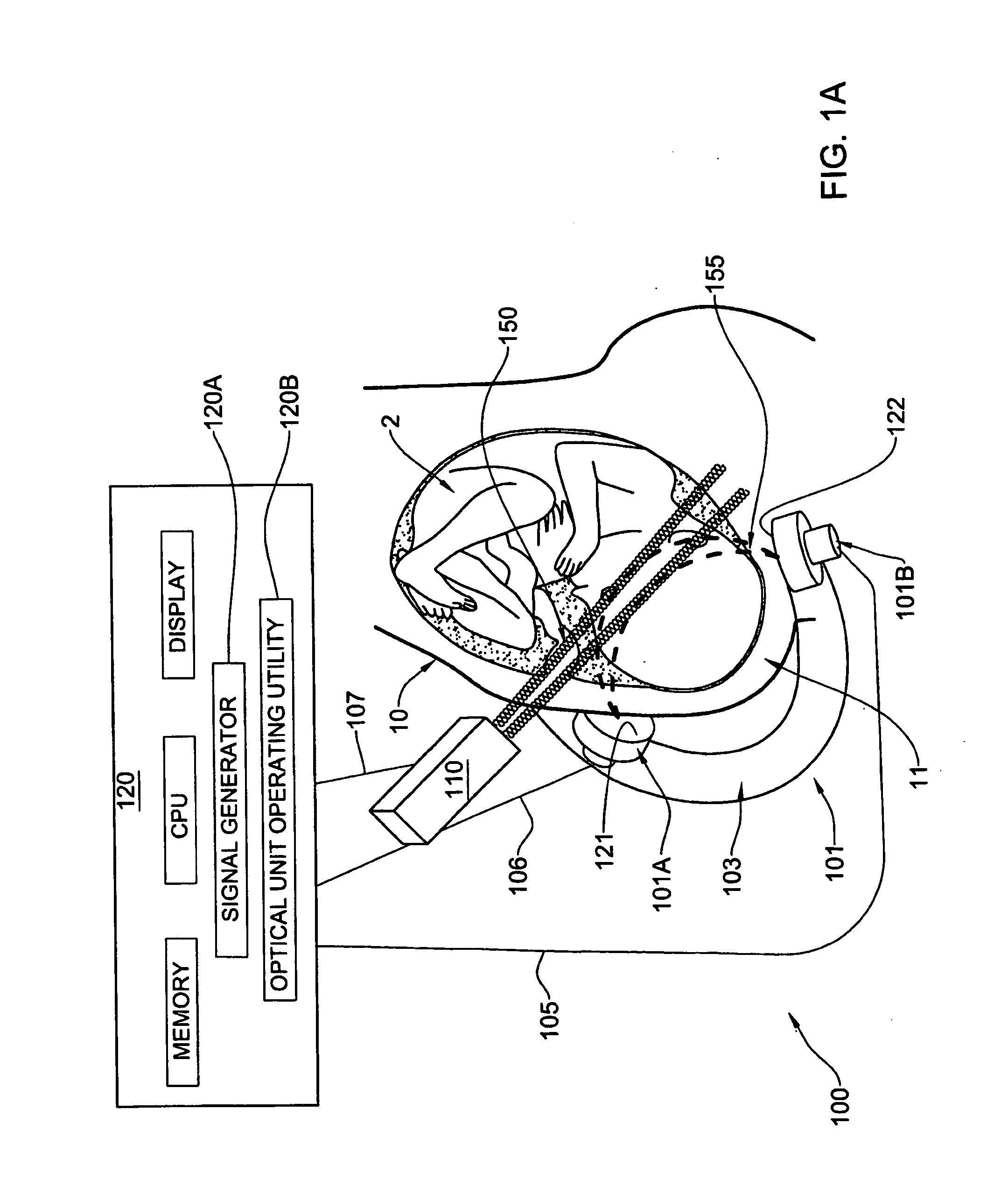 Method and apparatus for noninvasively monitoring parameters of a region of interest in a human body