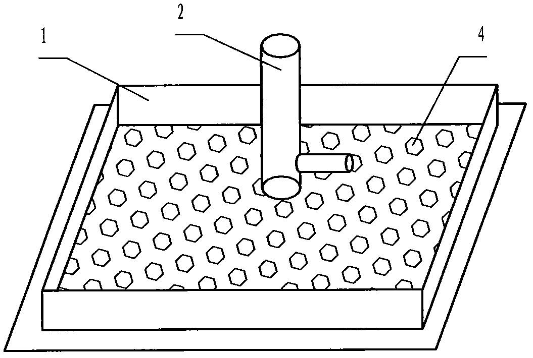 Method and special device for researching rapid rainwater infiltration law of different water permeable paving materials during rainfall