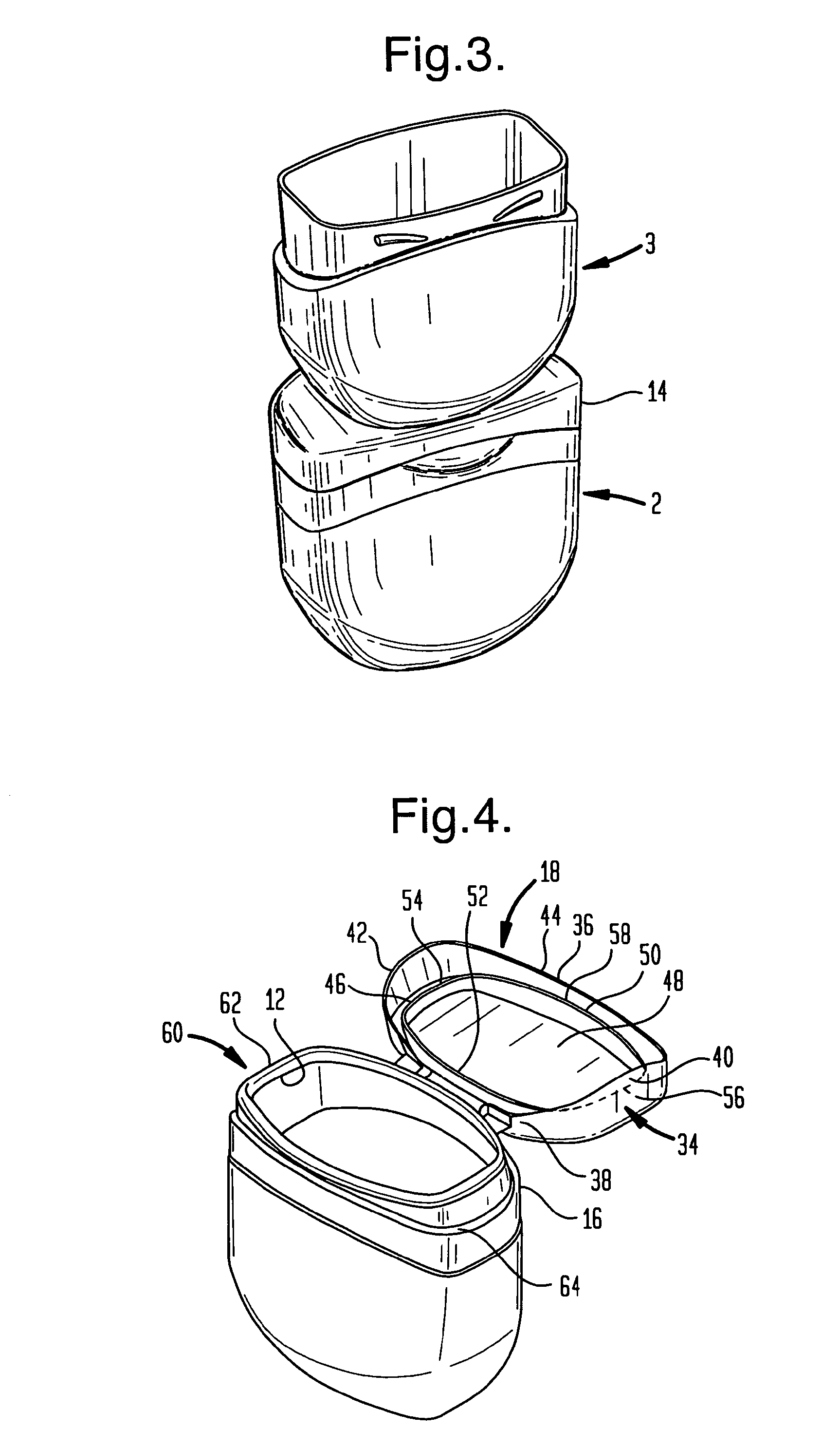 Stackable cosmetic jar