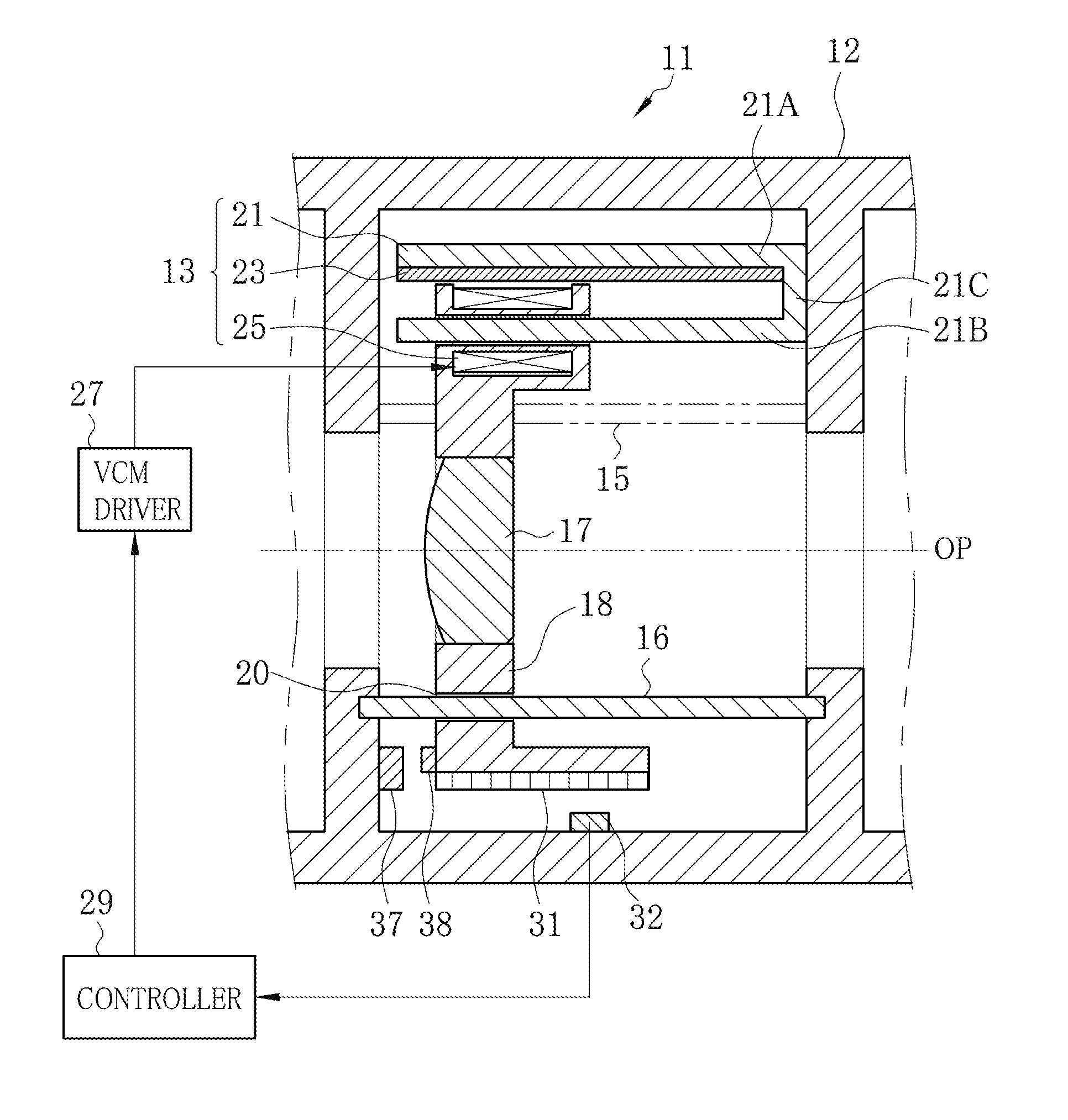 Lens driving apparatus and method