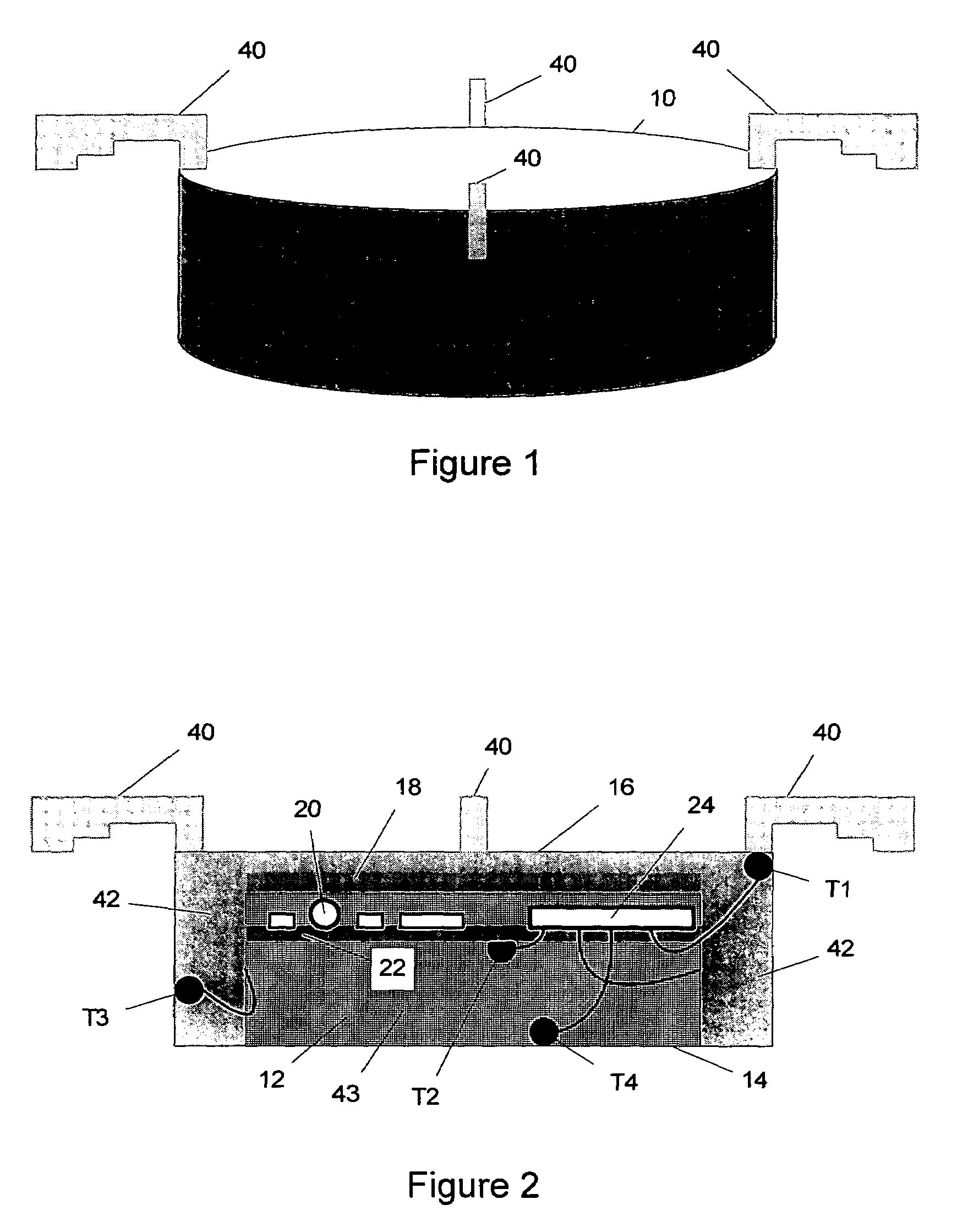 Wireless, solar-powered, pavement temperature sensor