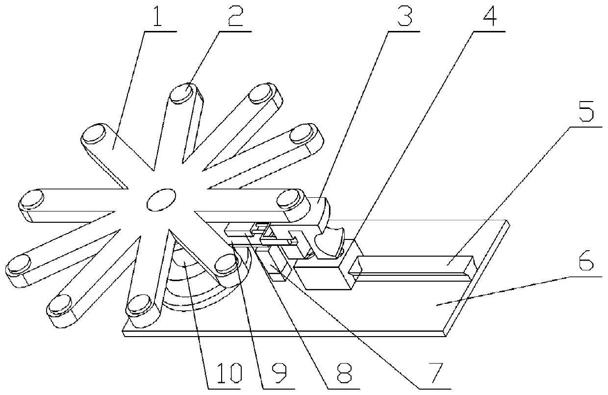 Automatic bending die changing device and method for segmented bending forming of multi-curvature elbows