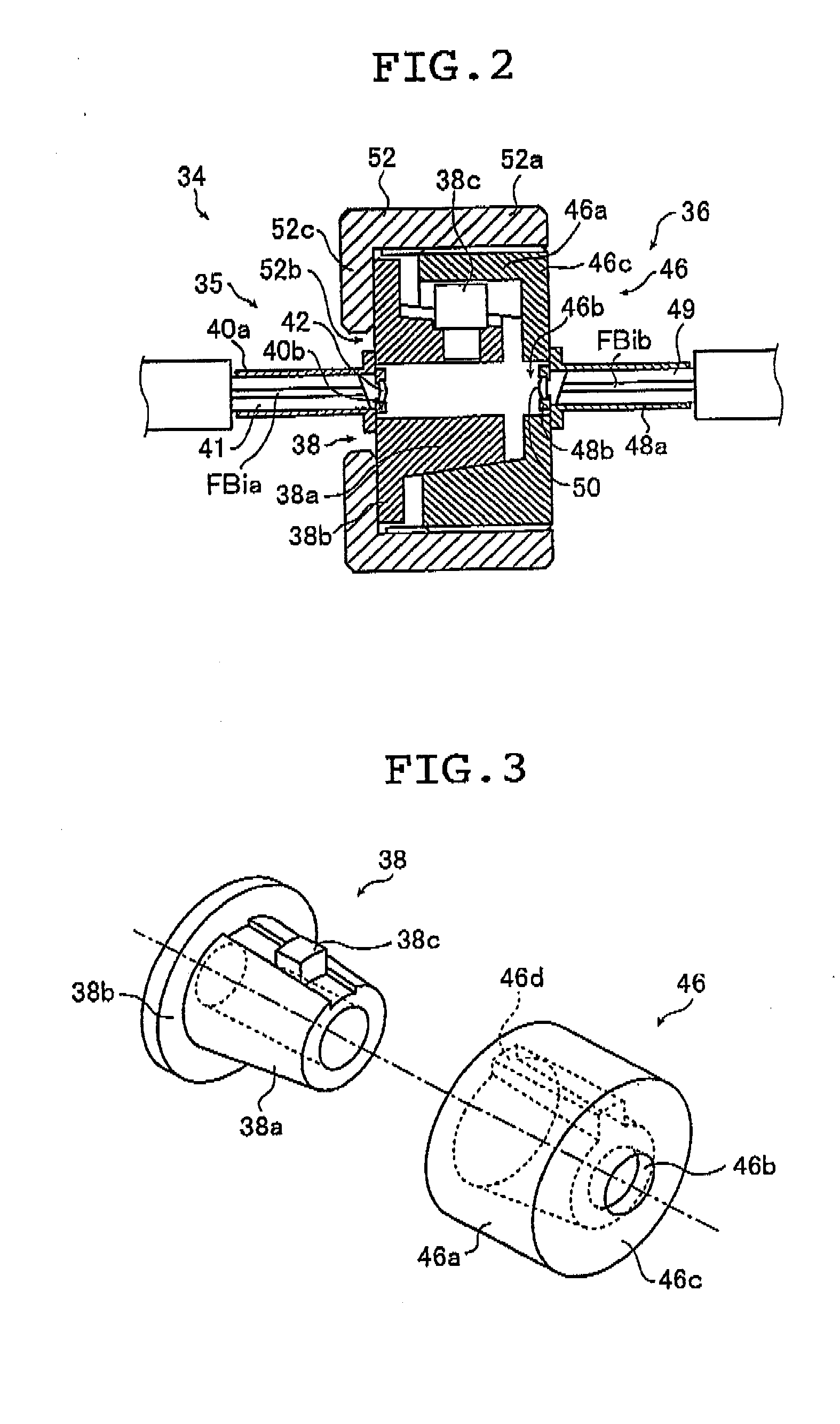 Optical connector and an optical tomographic imaging system using the same