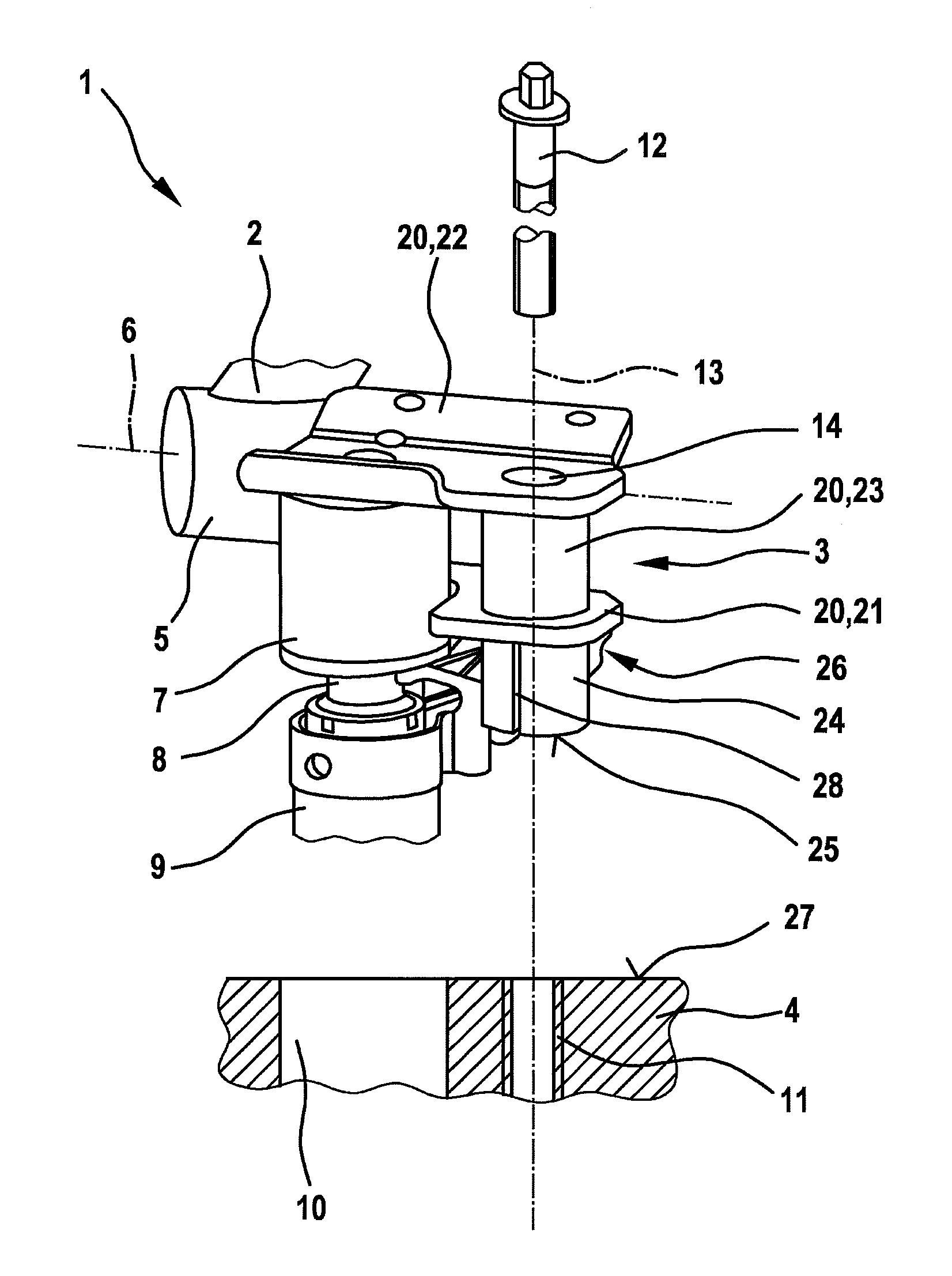 Holder and system having a fuel rail and multiple holders