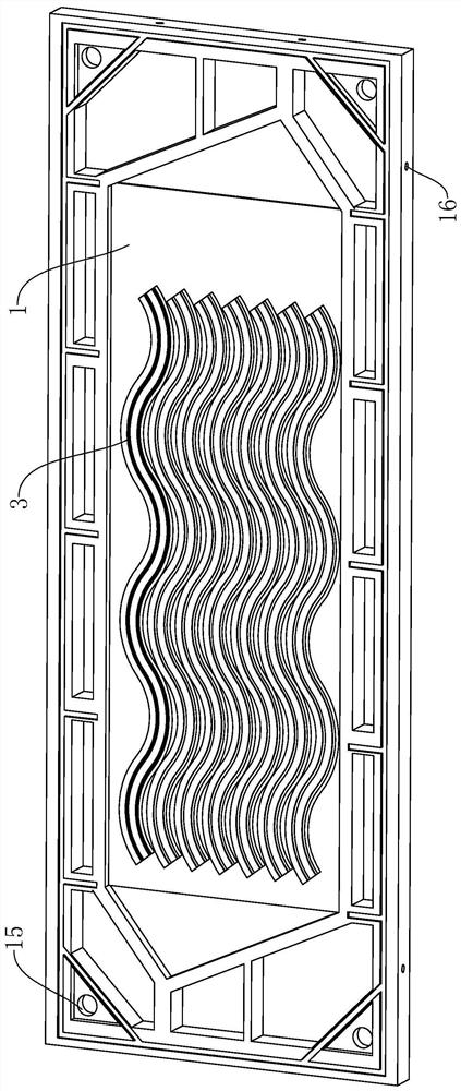 Proton exchange membrane fuel cell metal bipolar plates for fluid distribution