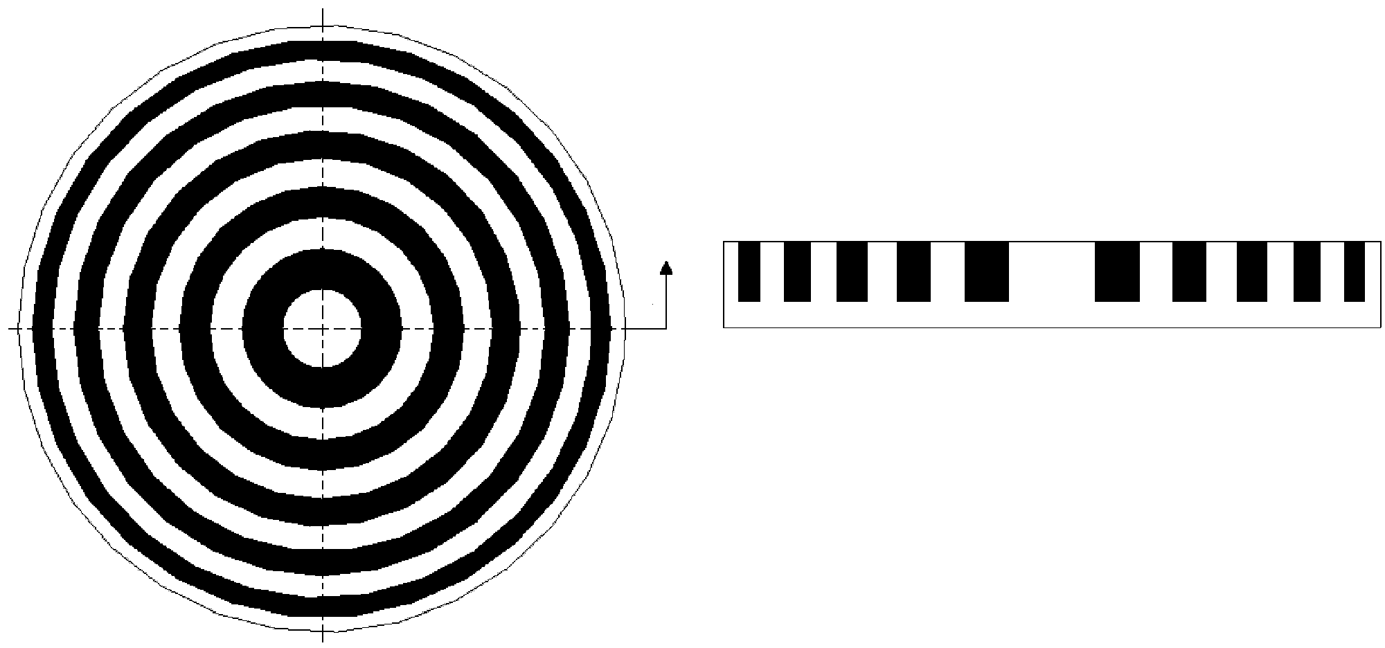 Method for eliminating circular symmetry phase computer-generated holography substrate fringe pattern distortion