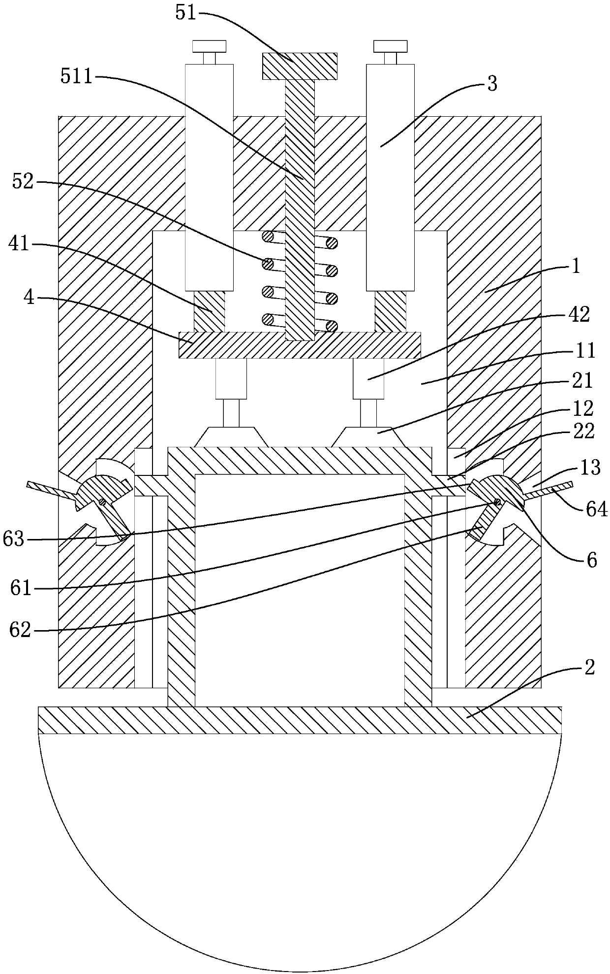 Assembling structure of lamp holder and bulb