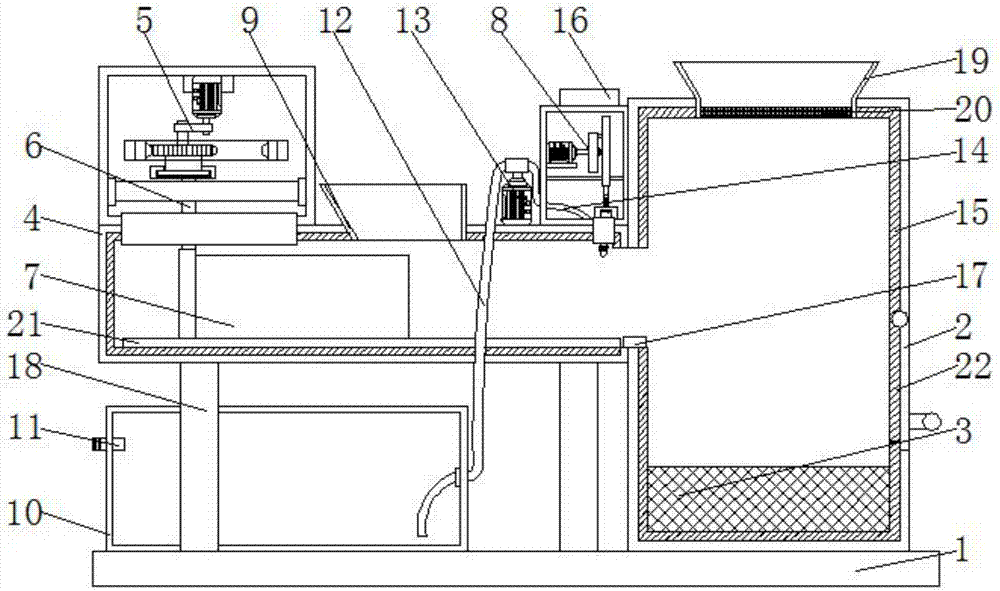 Industrial waste incinerating box with high safety performance