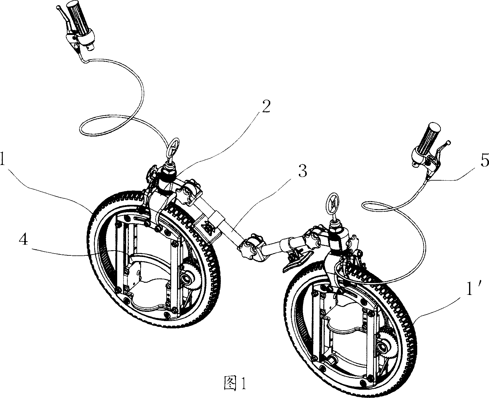 Sports bicycle capable of being used as scooter