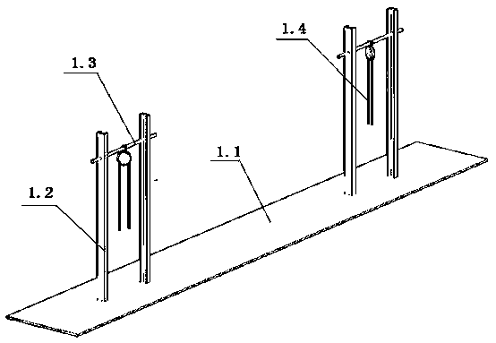 Unit modular assembly and disassembly type assembled tire frame