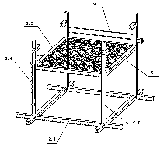 Unit modular assembly and disassembly type assembled tire frame