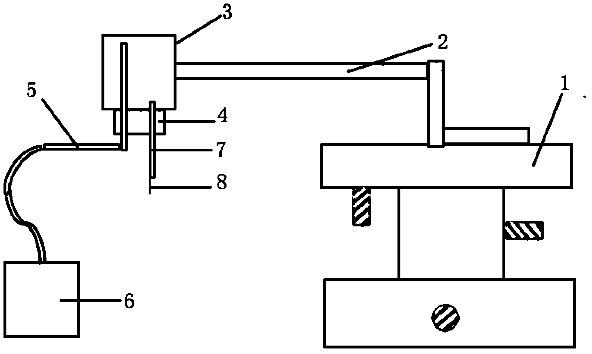 Calibration apparatus and method for scattering type cloud droplet particle detector