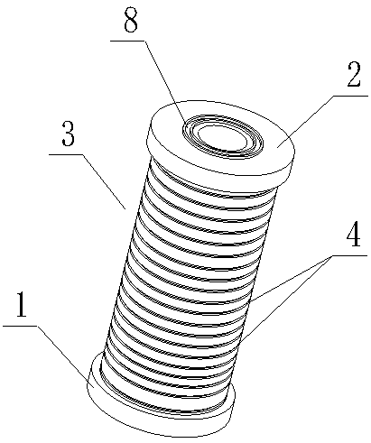 Novel anti-end leakage filter element