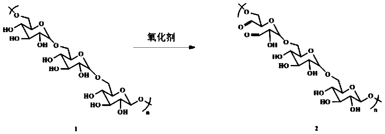 Polypeptide preloaded injectable self-repairing antibacterial hydrogel dressing and preparation method thereof