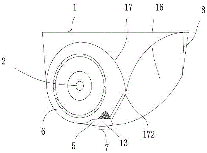 Centrifugal oil fume purification fan