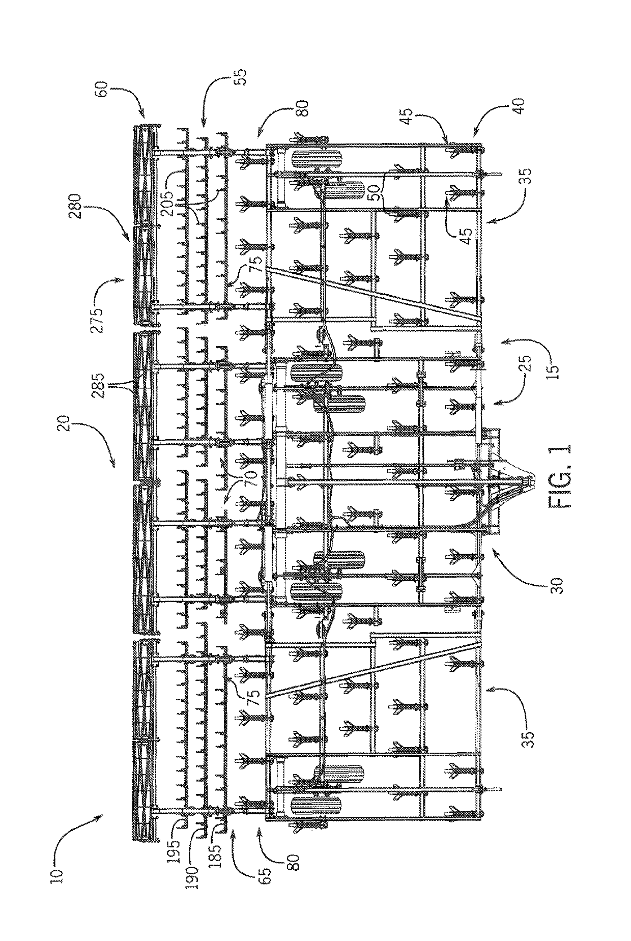 Electronic sensor assembly for monitoring smoothing tools of a harrow