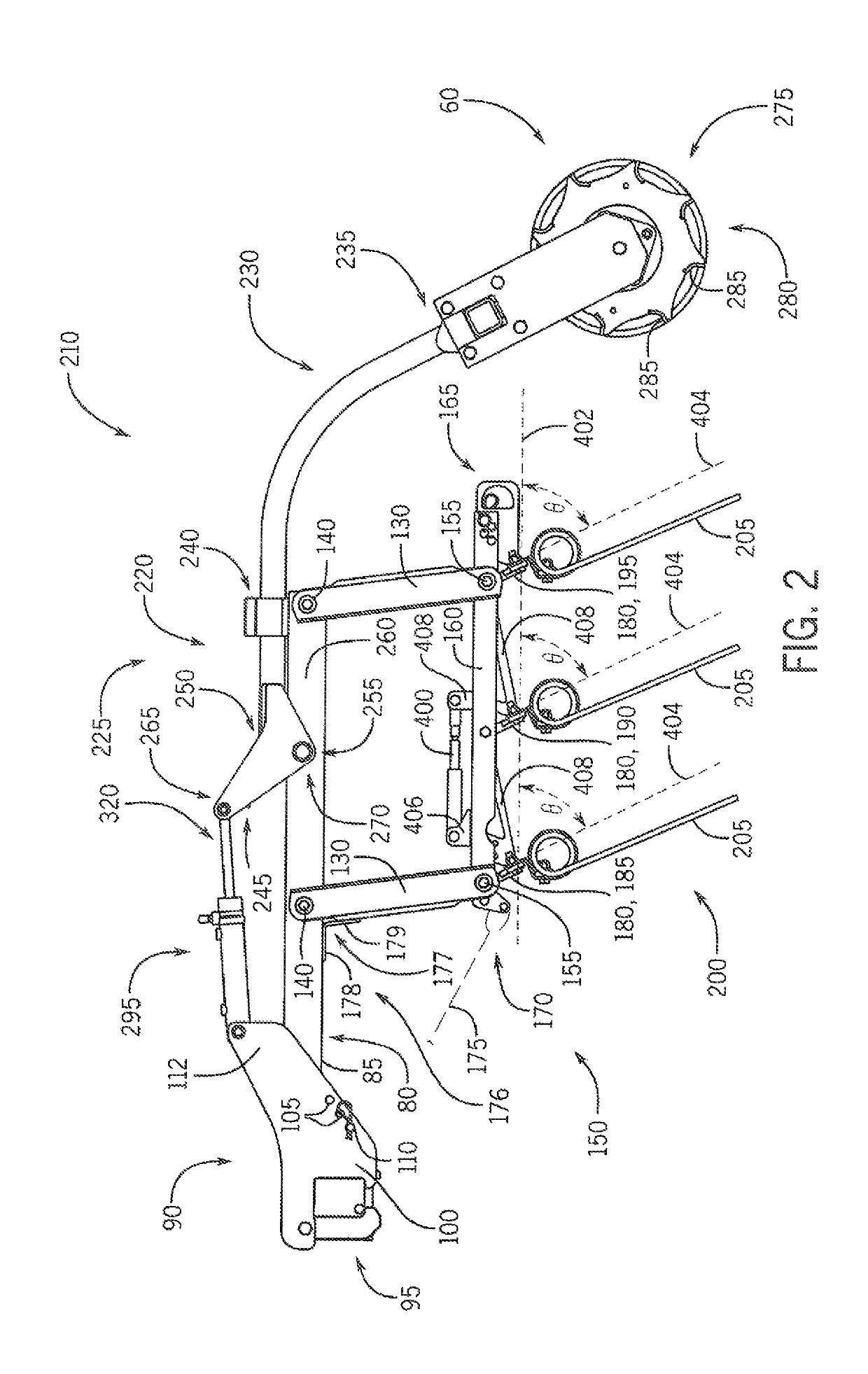 Electronic sensor assembly for monitoring smoothing tools of a harrow