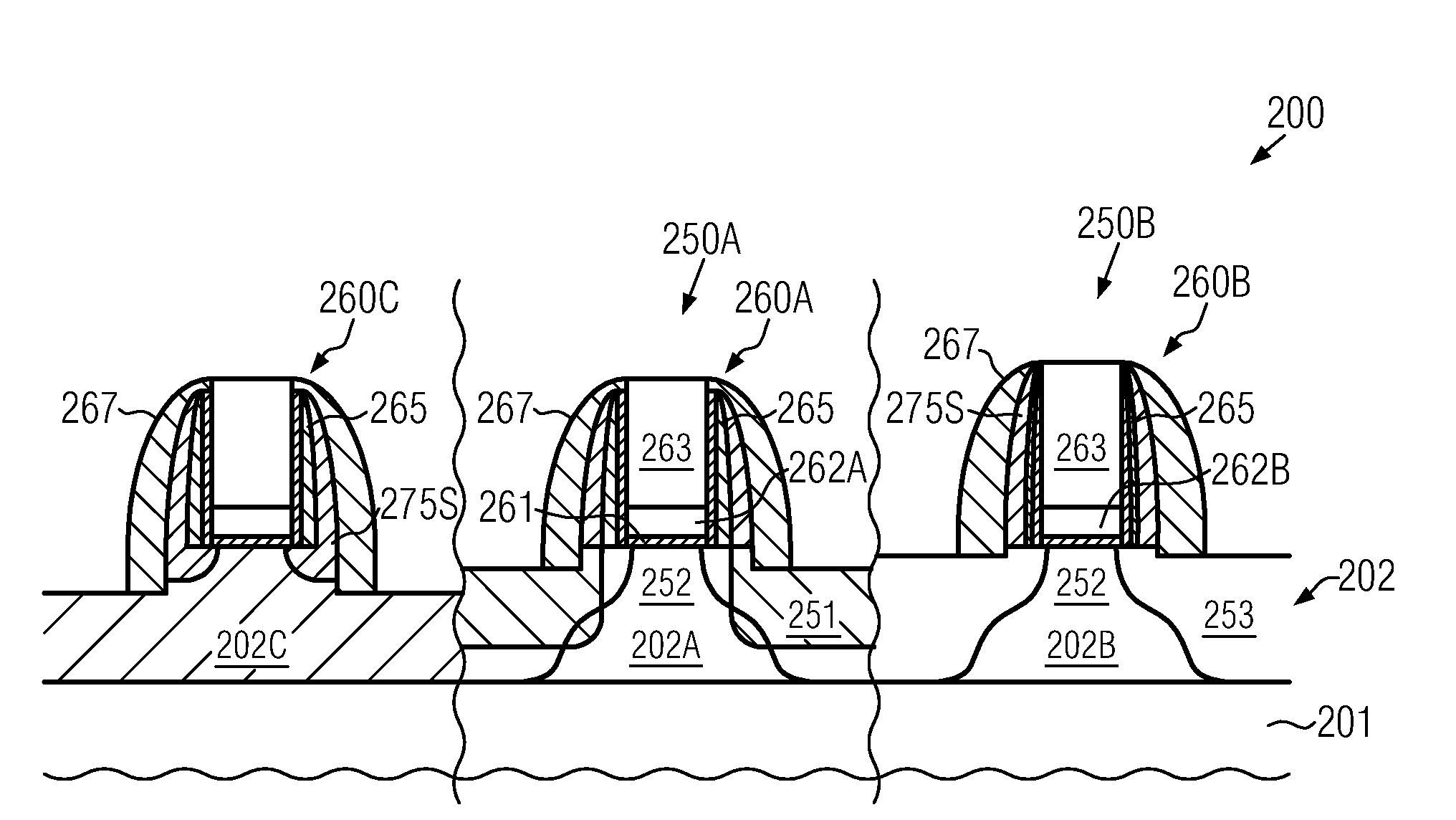 High-K Metal Gate Electrode Structures Formed by Cap Layer Removal Without Sacrificial Spacer