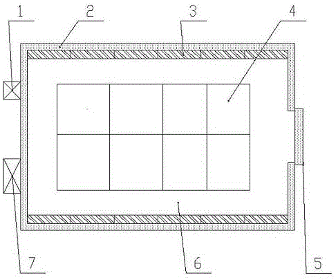 Assembled electric field fresh-preservation storehouse