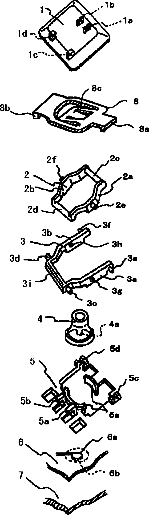 Key switch structure