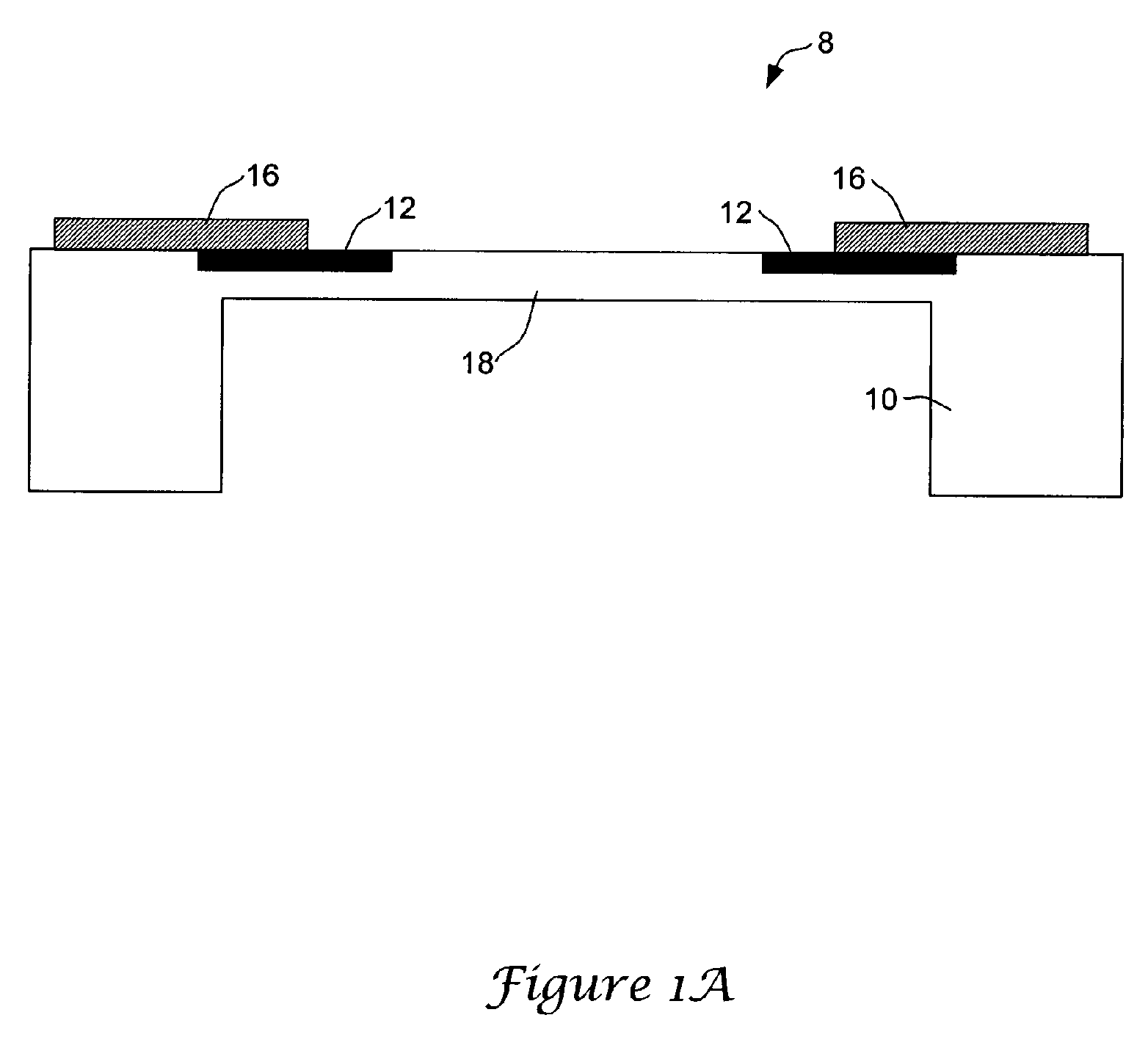 Micro-machined pressure sensor with polymer diaphragm