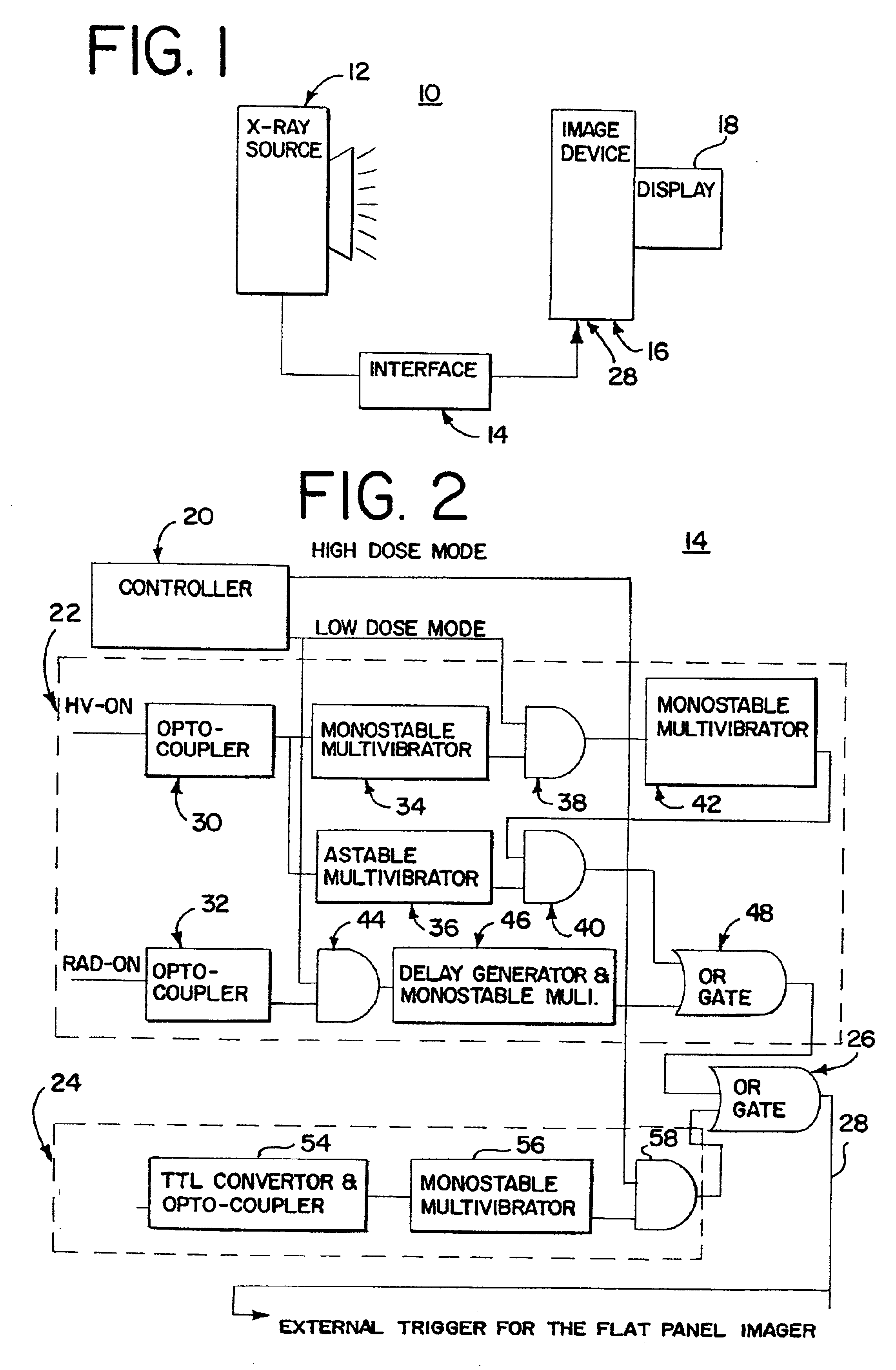 X-ray therapy electronic portal imaging system and method for artifact reduction