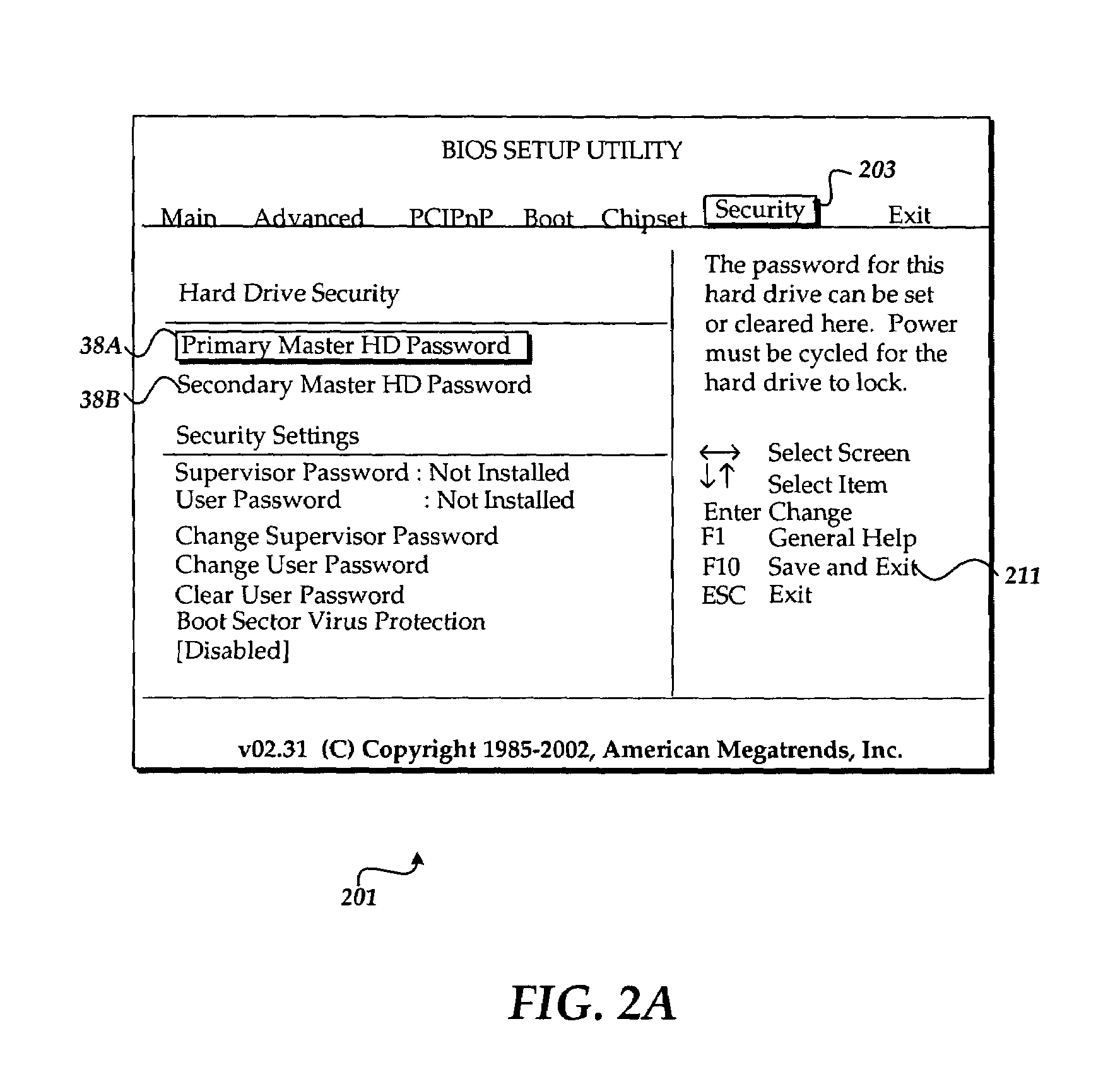 Securing the contents of data storage devices within a computer