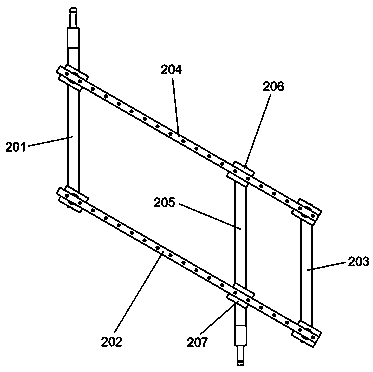 Parallel mechanism achieving three-dimensional translation, one-dimensional rotation and four degrees of freedom