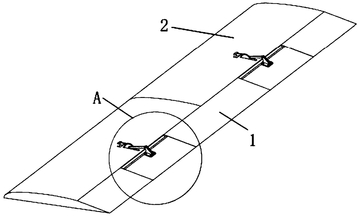 Airplane movable airfoil face adjustable device based on piezoelectric driving