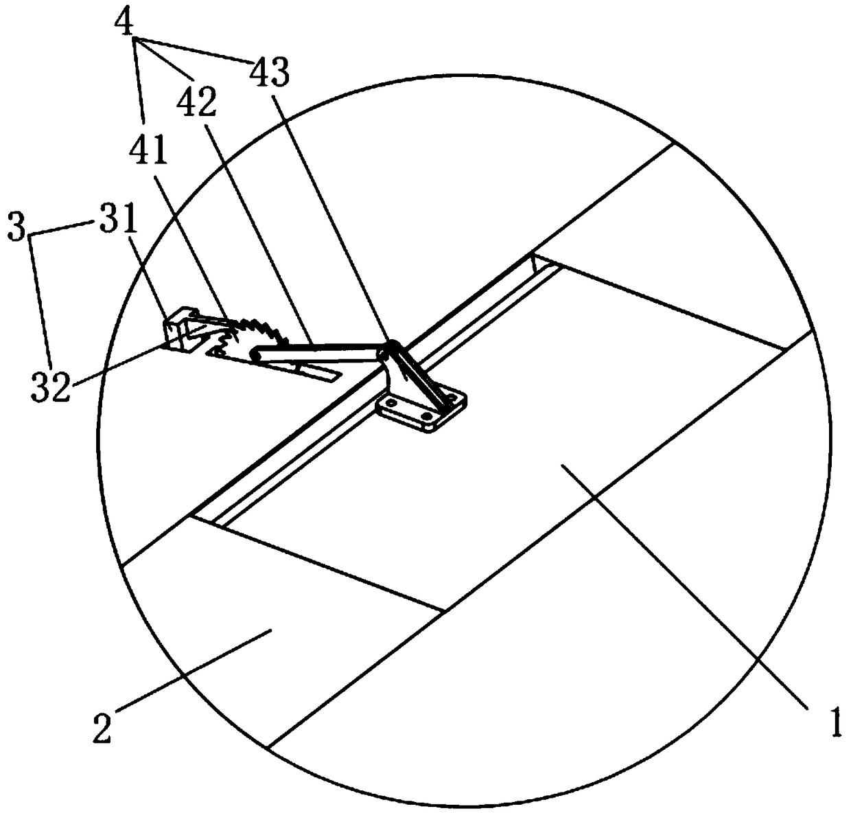 Airplane movable airfoil face adjustable device based on piezoelectric driving