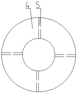 An extruding garlic seed splitting device