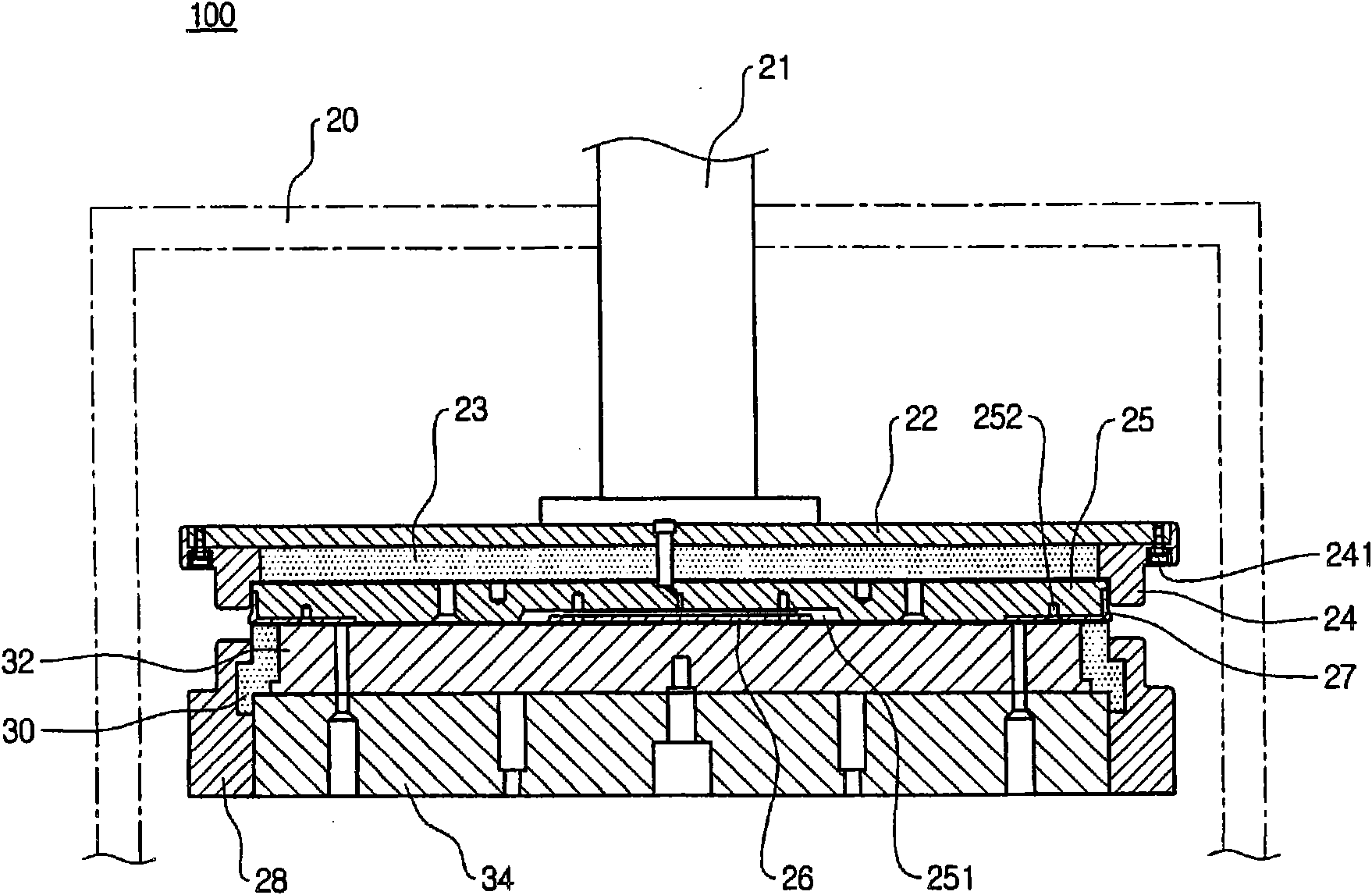 Plasma etching chamber