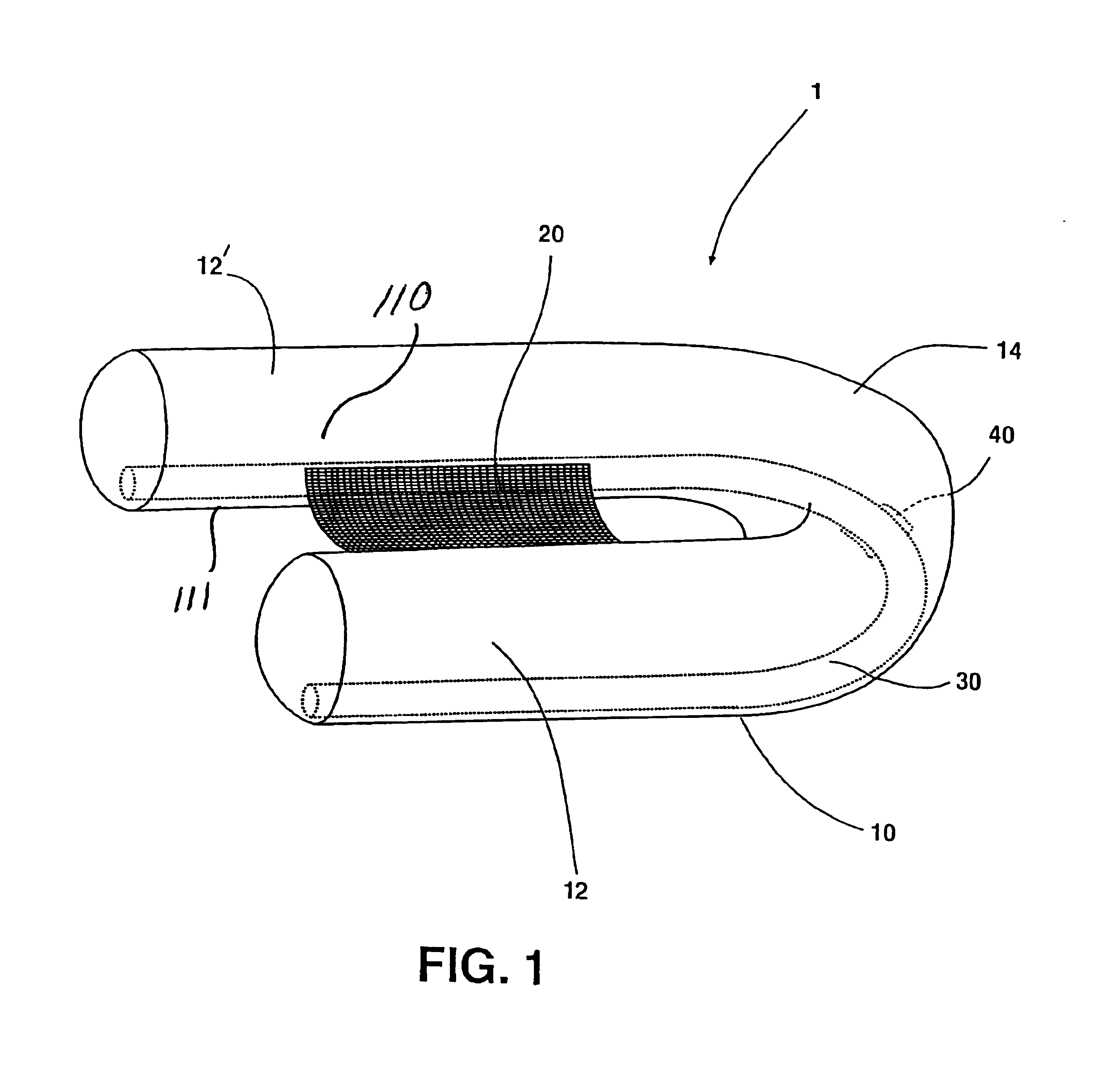 U-shaped float tube with stabilizing frame