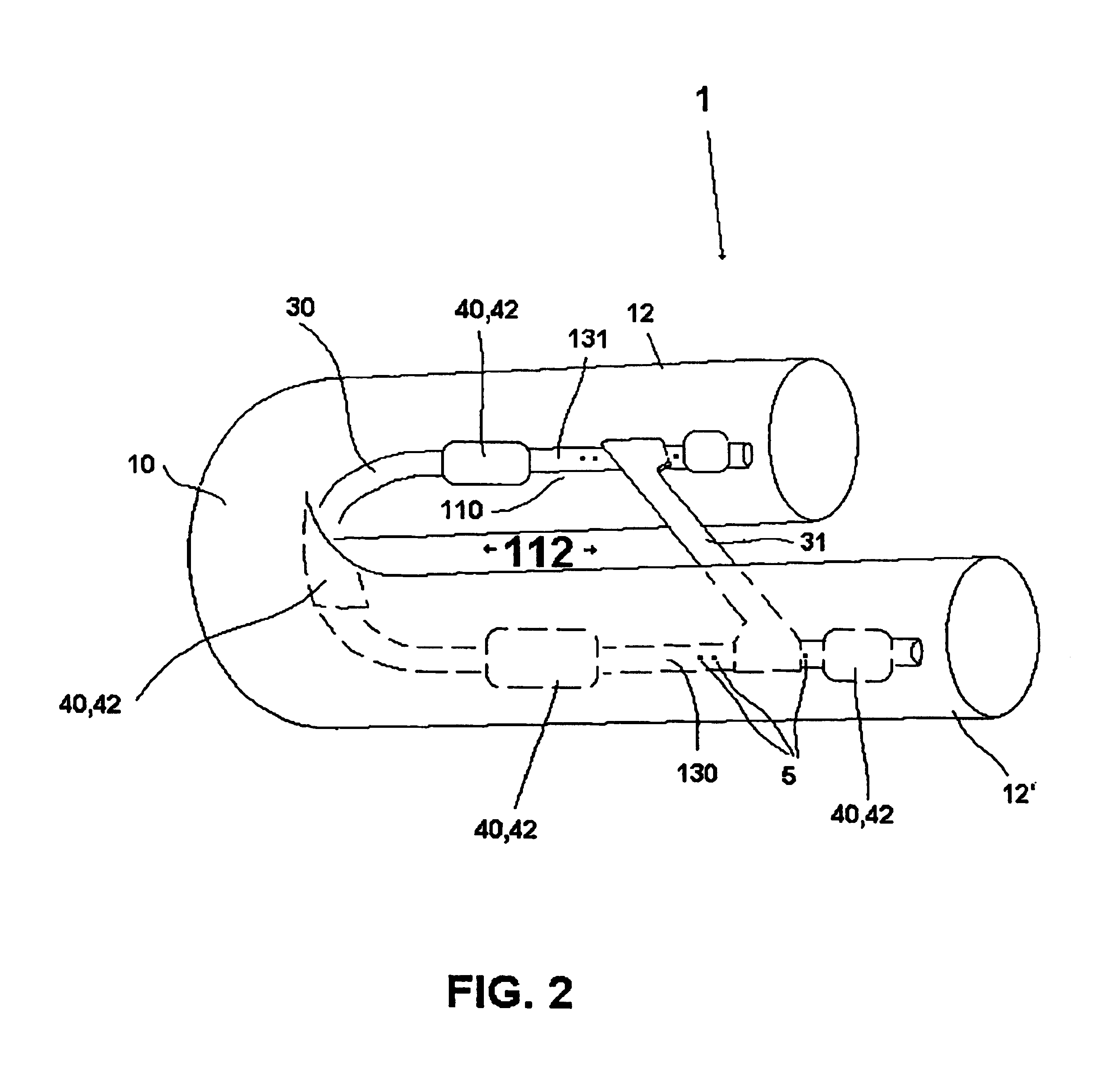 U-shaped float tube with stabilizing frame