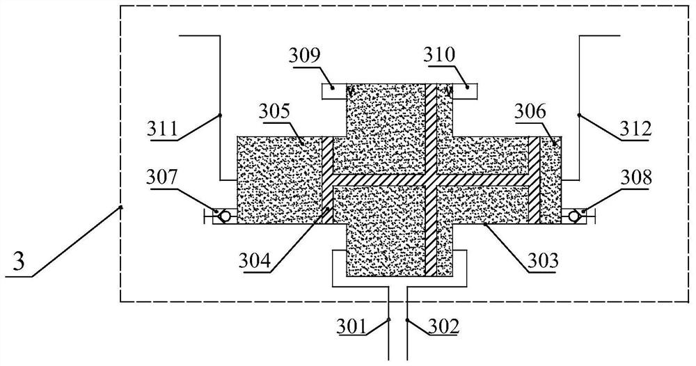 A swing-reversed two-stage supercharged zero-clearance ionic liquid compressor